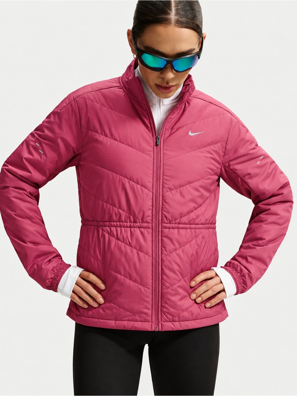 NWT $140 Nike Swift Therma-FIT Women's Running Jacket Lightweight XS Berry Pink
